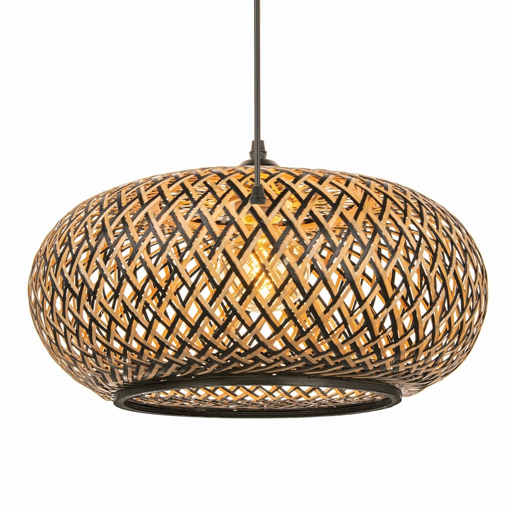 new Bamboo Woven Pendant Light  Chandelier Handmade Hanging Light Lampshade